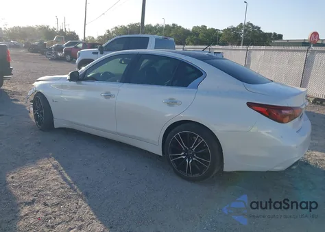 2018 Infiniti Q50 3.0T Red Sport 400 из США, поврежденный, VIN JN1FV7AP8JM461282